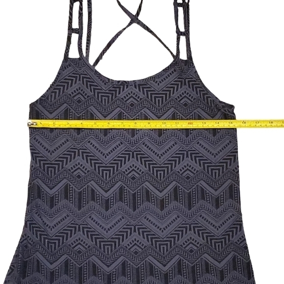 Pink Victoria's Secret Gray Geometric Strappy Tank Top XS - Picture 5 of 7